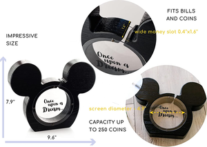 Đồ Thủ Công Bằng Gỗ OEM Hộp Đựng Tiền Tiết Kiệm Nhà Bằng Gỗ Dễ Thương Hộp Đựng Heo Để Sưu Tập Tiền Xu Hộp Đựng Tiền Cho Trẻ Em Hộp Đựng Tiền Bằng Gỗ - Product Image 5