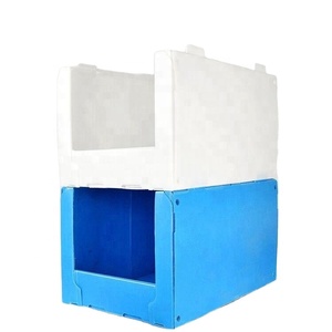 2023 Marc quality correx warehouse plastic nestable pick bins stackable picking bins