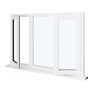 Phong cách hiện đại uPVC cửa sổ khuôn cửa sổ muỗi lưới tùy chọn Swing mở duy nhất mô hình cửa sổ <span class=keywords><strong>PVC</strong></span> - Product Image 4