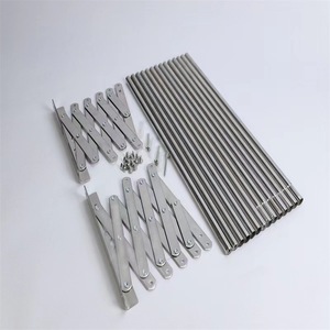 TGYW Séchoir à <span class=keywords><strong>linge</strong></span> mural pliable en acier inoxydable de 80 cm, gain de place, avec 7 barres - Product Image 4