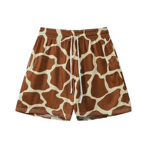 Pantalones Cortos de Baloncesto de Poliéster de 5 Pulgadas de Alta Calidad 2025, Personalizados, de Doble Capa, Sublimados, con Cintura Elástica, Logotipo Personalizado, Malla Lisa para Hombre - Product Image 3