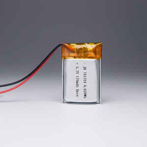 Precio bajo de la alta tasa de 15C Li-Ion 170mah batería de polímero recargable de <span class=keywords><strong>3</strong></span>,7 v lipo batería 741724 para juguetes - Product Image 1