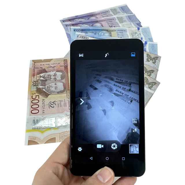V500 Money Counting Machine Detector Checkout Counter Fake Money Currency Detectors Infrared Currency Detector