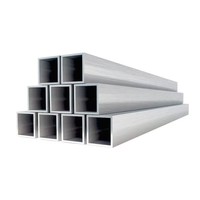 Tube carré en aluminium extrudé résistant à la corrosion 6061 T6 6063 T5 5083 100x100, tube en aluminium creux, taille personnalisée OEM disponible