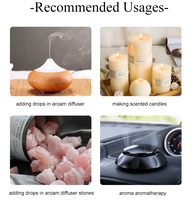 Ensemble de 3, 6, 8, 10, 12 ou 14 huiles essentielles 100% naturelles pour l'aromathérapie, les massages, les humidificateurs, les diffuseurs, les soins à domicile et les bougies