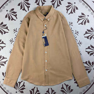 <span class=keywords><strong>Camicia</strong></span> Casual da Uomo in <span class=keywords><strong>Lino</strong></span> Stile Britannico <span class=keywords><strong>Slim</strong></span> <span class=keywords><strong>Fit</strong></span> a Maniche Lunghe Tinta Unita o Floreale per Affari o Stagione Autunnale # RL-2222 - Product Image 4