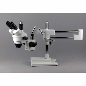 <span class=keywords><strong>AmScope</strong></span> <span class=keywords><strong>Microscope</strong></span> trinoculaire stéréo à bras imul-focal 3,5x-90X - Product Image 3
