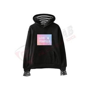 Sweat-shirts à capuche Kangroo-Pockets entièrement zippés, respirants, streetwear, coton et polyester, patchwork, hiver, chaud, orange-gris - Product Image 4