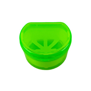 Dental Double Layer Denture <b>Case</b> With Filter Portable Braces Box Full Mouth Orthodontic <b>Retainer</b> <b>Case</b> Plastic Storage Container - Product Image 5
