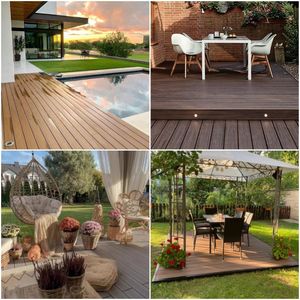 Plancher de terrasse en composite bois-plastique anti-UV de haute qualité Panama WPC pour extérieur - Product Image 6