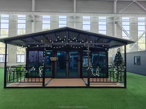 บ้านสำเร็จรูปแบบโมดูลาร์สมัยใหม่ 2 ชั้น สไตล์หรูหรา ขนาดเล็ก ดีไซน์หินเทียมแบบปากีสถาน  บ้านคอนเทนเนอร์สำเร็จรูป บ้านพักตากอากาศ - Product Image 1