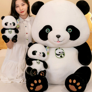 Peluche Panda Géante Super Douce de Haute Qualité 27-80cm, Jouet Anti-Stress, Cadeau pour la Saint-Valentin - Product Image 6