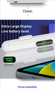 Lápiz Óptico Universal 2268A con Pantalla Digital, para iOS, Android, Windows, Batería de 10 Horas, Carga Tipo-C de 30 Minutos, Magnético, POM, Forma de D - Product Image 4