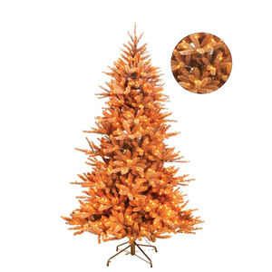 Arbre artificiel coloré, arbre rose, matériau PVC robuste et flexible, pour un aspect plus fourré, jolis arbres de Noël - Product Image 1
