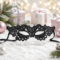 Masques de fête sexy en dentelle noire pour femmes pour masque de bal masqué, carnaval vénitien, bal de promo