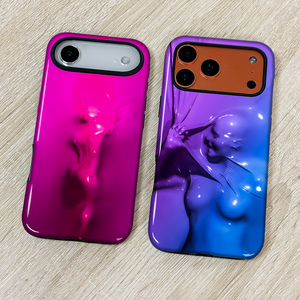 <span class=keywords><strong>Coque</strong></span> de téléphone PC+TPU légère, résistante aux chocs et aux salissures, avec motif floral sublimé ultra-détailné, pour homme, par <span class=keywords><strong>Action</strong></span> Art - Product Image 4