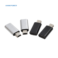 Adaptateur USB C vers Mini USB 2.0 Type C femelle vers Mini USB 2.0 mâle connecteur de conversion prise en Charge de la Charge et de la synchronisation des données