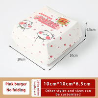 Boîte d'emballage personnalisable jetable en carton ondulé simple paroi pour hamburgers et nouilles à emporter
