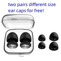 Bouchons d'oreille en silicone avec 2 paires de bouchons d'oreille gratuits pour la natation et le sommeil.