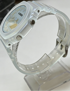 Montre automatique élégante à grand cadran, boîtier en acier inoxydable, design inspiré de la marine, cristal saphir - Product Image 3