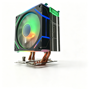 ฮีทซิงค์ระบายความร้อนซีพียูขนาด 120 มม. 4 ท่อทองแดง พร้อมพัดลม PWM เงียบ RGB Sync สำหรับ Intel LGA1700/1851 AMD AM5 AM4 ระบายความร้อนสำหรับเดสก์ท็อป - Product Image 2