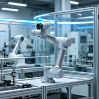 Bras de robot industriel compact GCR3-618, 6 axes, charge utile de 3 kg, portée de 618 mm, IP54/IP65, pour la manutention des matériaux, déploiement rapide