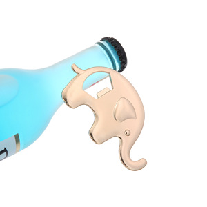 Elephant Bottle Opener Zinc Alloy Portable Wine Opener <b>Party</b> Gift 11.5x6.5x2cm - Product Image 4