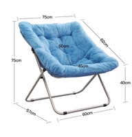 Fauteuil de salon rose tendance haut de gamme, portable, extensible, capitonné, pliable, avec structure métallique, pour salon de beauté et espace de détente
