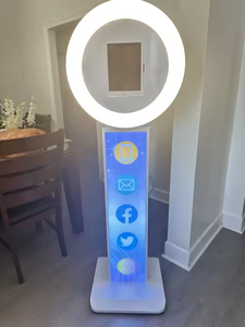 2026 Nieuwe Populaire Draagbare Vogue Fotohokje Helderheidsringlicht Fotohokje Machine Evenement Selfie Rotatie iPad Fotohokje - Product Image 2