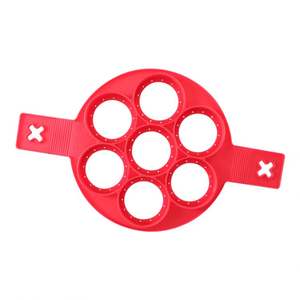 Moldes Antiadherentes para Panqueques, Anillo de Silicona para Huevos Fritos, Molde Reutilizable para Panqueques, Anillo para Huevos, Utensilios de Cocina para Hornear - Product Image 1