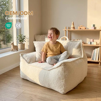 Chaise de jeu souple pour enfants en mousse haute densité, avec support en mousse haute densité non déformable, idéale pour coin lecture préscolaire (vente en gros)