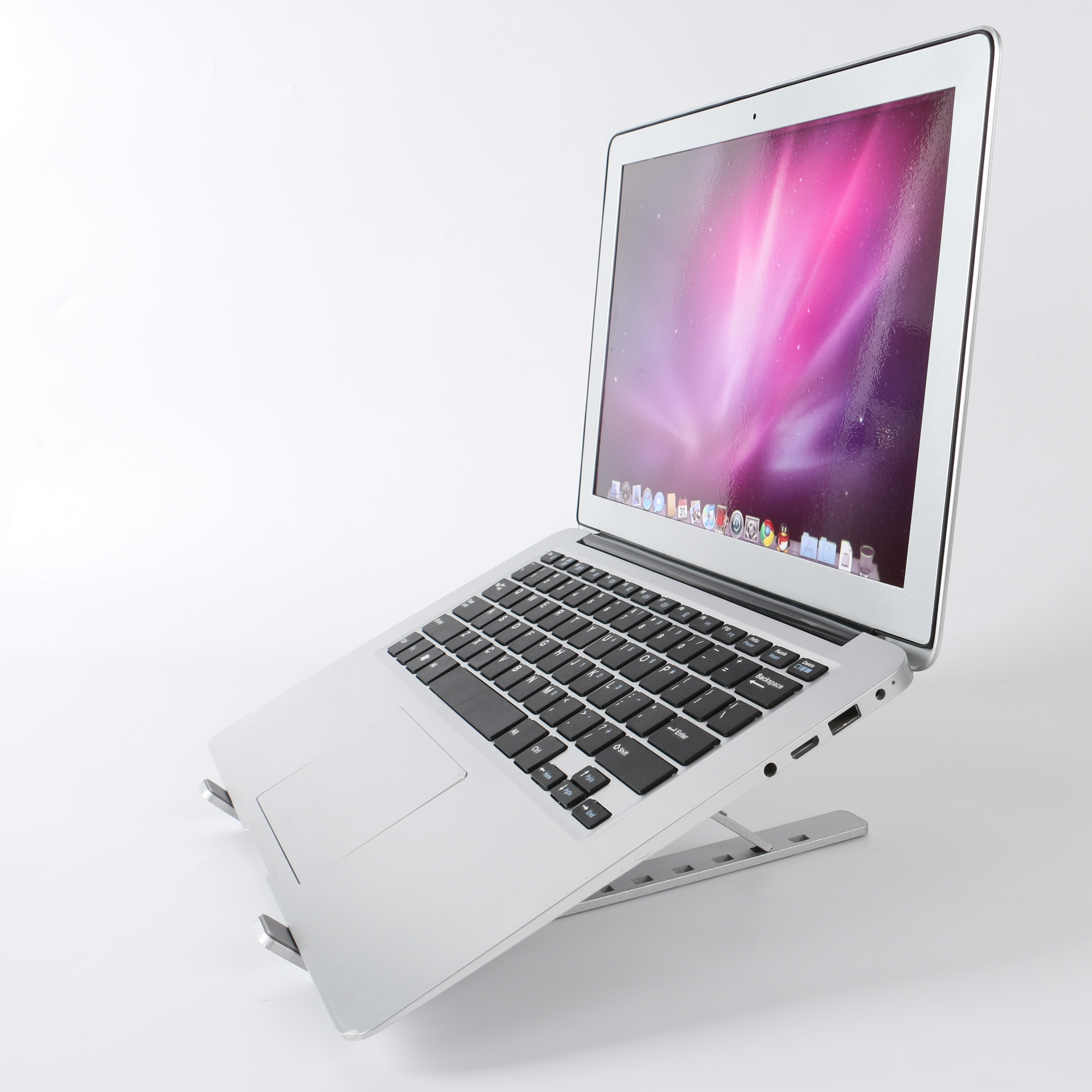 Переносная Складная подставка для клавиатуры, Алюминиевая Подставка для ноутбука, регулируемая охлаждающая подставка для ноутбуков нормального размера, алюминий, 1000 шт. CN;GUA