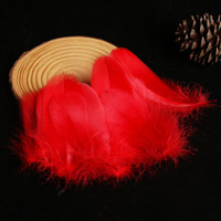Plume d'oie naturelle pour artisanat artistique bricolage stylo aile coiffure Costume chapeau accessoire de cheveux carnaval fête mariage maison décor de noël