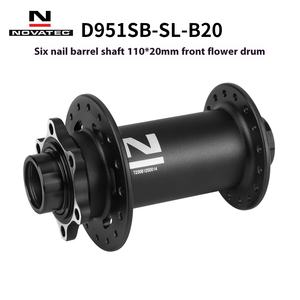 Adaptador de cubo delantero <span class=keywords><strong>Novatec</strong></span>/Jiuyu Boost 110*20mm, freno de disco de seis clavos de 32 orificios, posición trasera sellada, eje de barril de 110mm, bicicletas de 20mm - Product Image 5