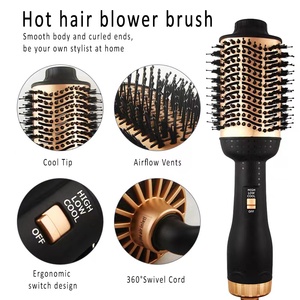 แปรงเป่า<span class=keywords><strong>ผม</strong></span>สำหรับผู้หญิงแบบ MYX-212แปรงเป่าลมร้อนไอออนิกรูปวงรีสำหรับจัดแต่งทรง<span class=keywords><strong>ผม</strong></span>มืออาชีพสีตามต้องการ - Product Image 3