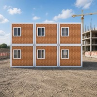 Alloggio per Personale a Due Piani con Bagno, Casa Container Economica a Costruzione Rapida