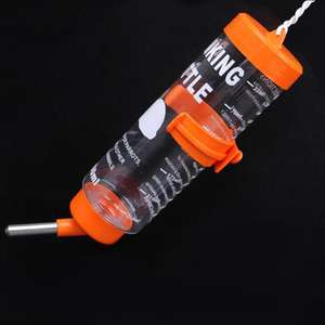 Bebida portátil para mascotas, botella de fuente de agua automática de acero inoxidable, hámster de conejo, 250ML - Product Image 4