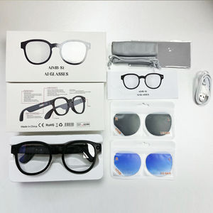 Lunettes Intelligentes AI S1 Monture en Plastique et Titane Verres Blancs Noirs Roses Caméra 500W Enregistrement Vidéo 1080p Chargement Magnétique - Product Image 3