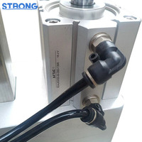 Machine pneumatique de sertissage et de capsulage pour flacons, petite machine de sertissage pour bouteilles, pour flacons de parfum et de poudre de collagène, en aluminium