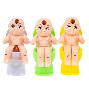 Jouet humanoïde en plastique durable de jouet de <span class=keywords><strong>blague</strong></span> de toilette de fête de garçons et d'enfants avec l'astuce de jet d'eau jouet de bâillon de nouveauté - Product Image 1