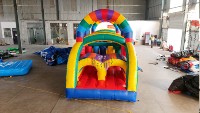 Parc d'attractions, aire de jeux sportive, parcours d'obstacles gonflable géant, PVC de qualité commerciale écologique pour adultes, capacité de 6 à 12 personnes, 3 ans