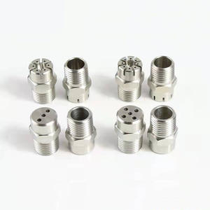 Boquilla de soplado de acero inoxidable, tipo orificio estrecho de 6 o 8 orificios, 2 puntos, rosca externa, refrigeración industrial, limpieza neumática - Product Image 2