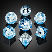 Ensemble de dés polyédriques personnalisés en résine pour D&D, 16 mm, pour le jeu de société Dungeons and Dragons