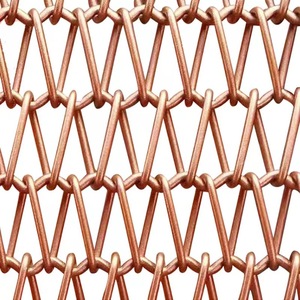 Cortina <span class=keywords><strong>de</strong></span> <span class=keywords><strong>Malla</strong></span> <span class=keywords><strong>de</strong></span> Aluminio Ligera con Doble Gancho para Decoración <span class=keywords><strong>de</strong></span> Hoteles, Diseño Interior y Exterior - Product Image 3