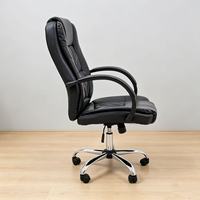 Chaise de patron en cuir confortable et moderne chaise de bureau pour le travail à domicile siège d'affaires chaise en cuir pour le bureau de direction