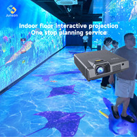 Jeu de projection interactive sur sol, jeu de sol interactif pour enfants, parc d'attractions, parc de trampolines