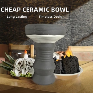 Bol à <span class=keywords><strong>chicha</strong></span> en céramique givrée, style classique, durable, accessoire pour narguilé, marque DS - Product Image 1