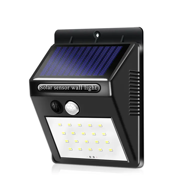 Waterproof Motion Sensor 20 LED Solar Garden Light for Outdoor Solar Powered Led Lighting Night Wall Outdoor Lamp