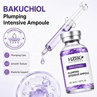 Ampoule repulpante au bakuchiol, alternative au rétinol, sérum raffermissant, fabricant OEM, marque privée, vente en gros