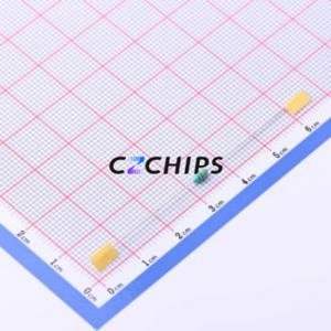 Inductor de Anillo de Color YAL0204-6R8K / Componente de Orificio Pasante (THT), D2.8xL4mm 6.8uH 10% 175mA 2Ohm - Product Image 2